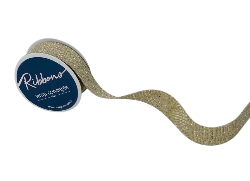 Champagne Glitter Ribbon