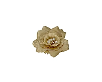 Champagne Rose With Pearls Center