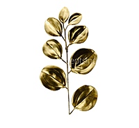 Gold/Silver Rubber Leaves Stick