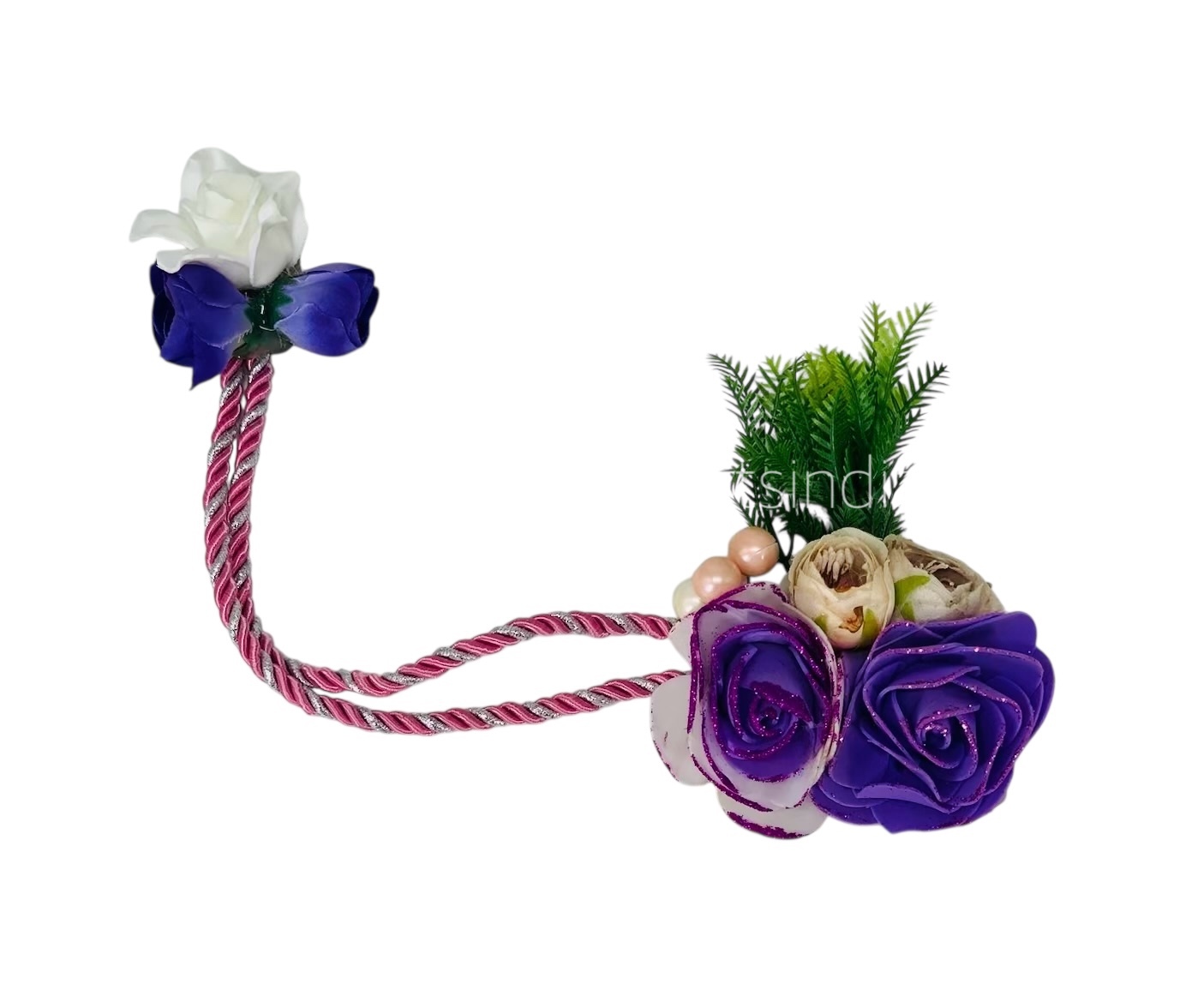 Purple Foam Flowers Ready Bunch