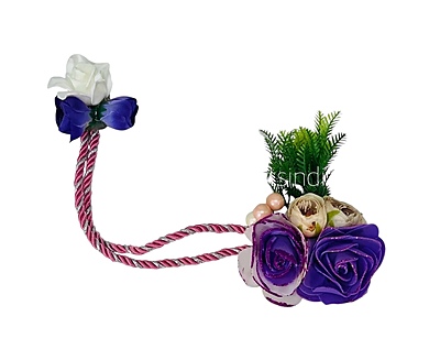 Purple Foam Flowers  Ready Bunch