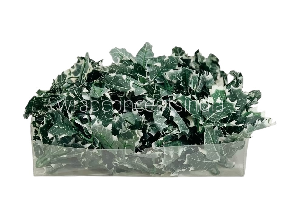 Green & White Shaded Birch Leaves