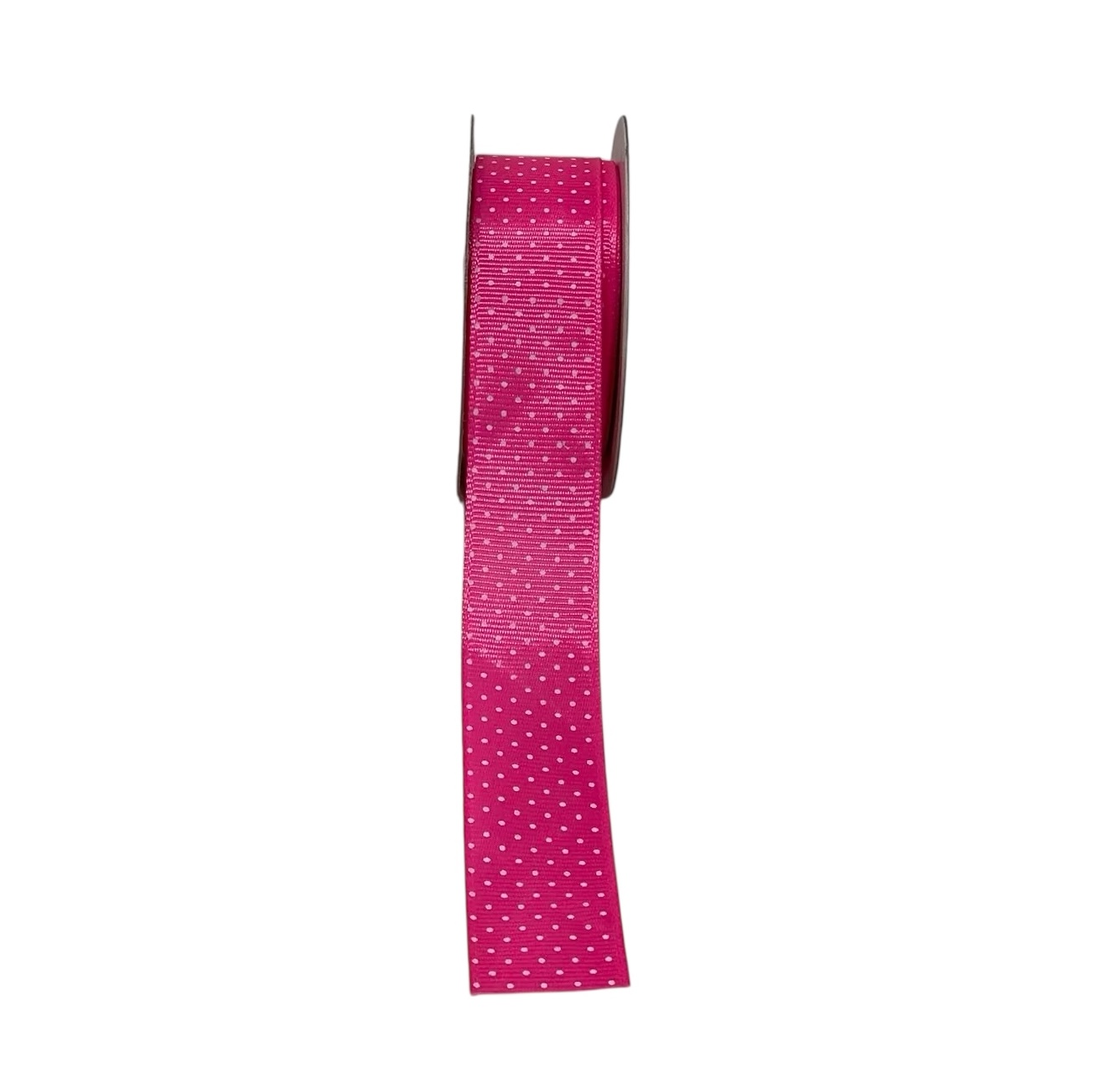 Polka Dots - Fuchsia Pink with White
