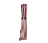 Sheer Stripes Ribbon Satin Edges-Maroon-10 yards