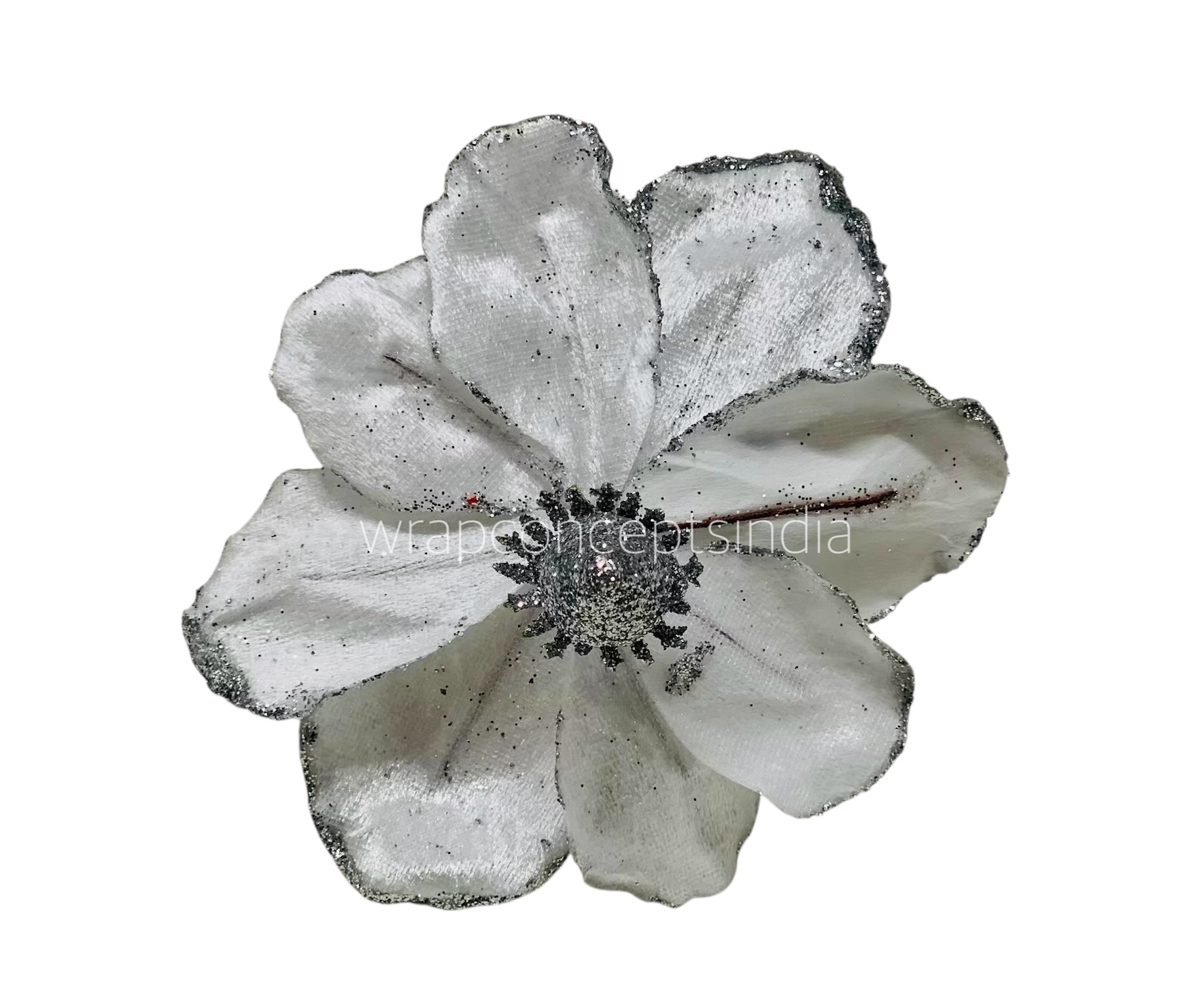 Medium Flower with Glitter Edges Medium Flower with Glitter Edges