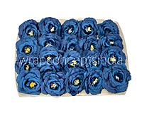 Navy Blue Open Rose