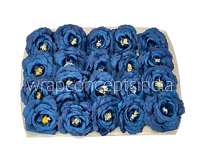 Navy Blue Open Rose Navy Blue Open Rose
