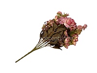 Rustic Charm Rose Bunch-Blush Beige