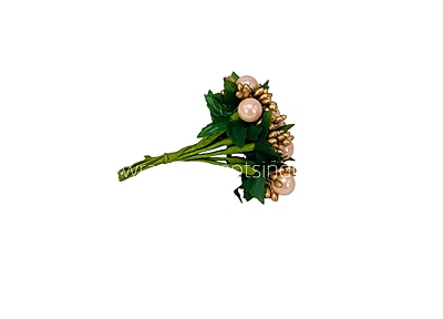 Light Peach & Gold Pearl Pollen