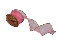 Sheer Ribbon with Gold Wired Edges
