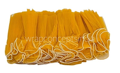 Organza Frill Lace with Pearl Edges