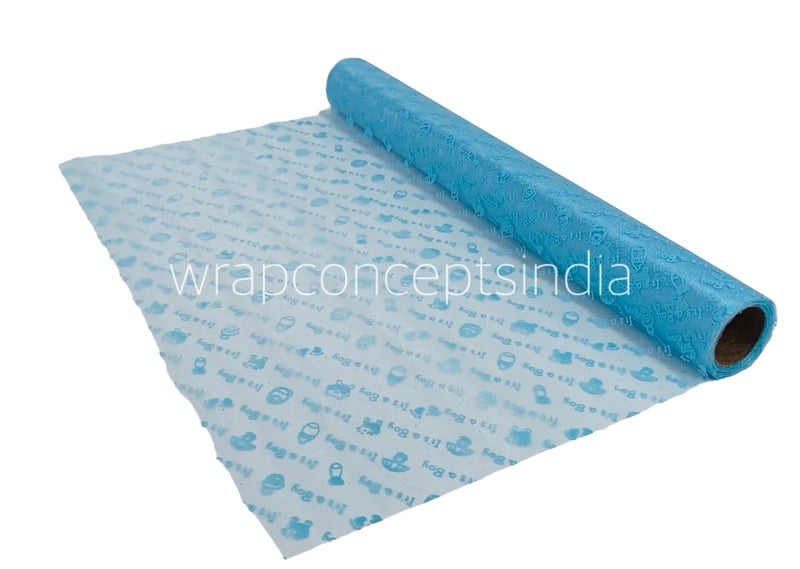 Its a Boy Organza Roll - Blue
