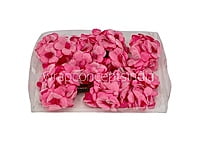 Flowers with Organza Layer on stick - Fuchsia Pink