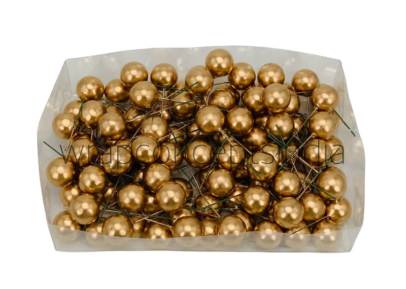 Gold Faux Balls - 30 MM