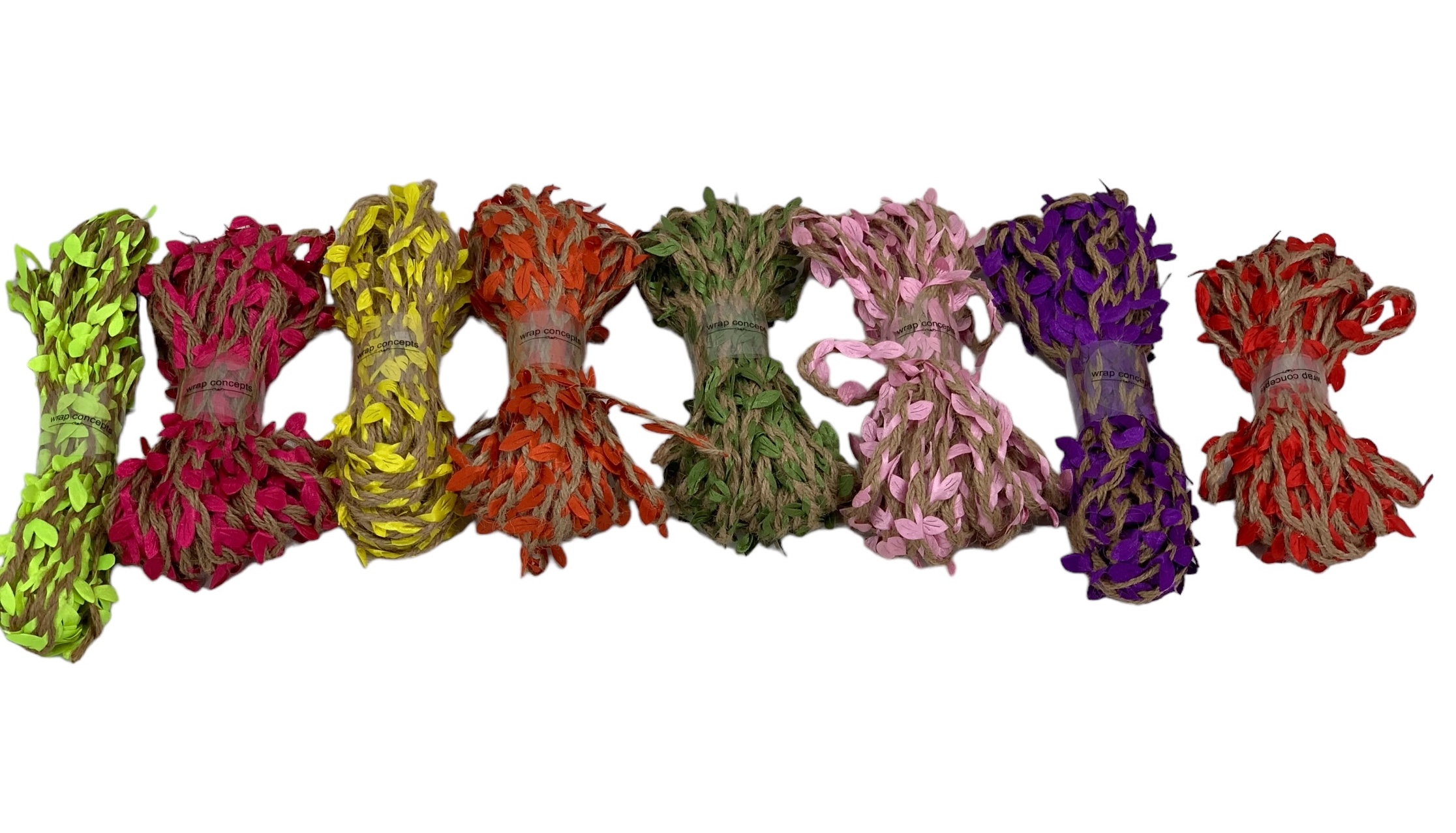 Jute & Leaf String - Multicolour