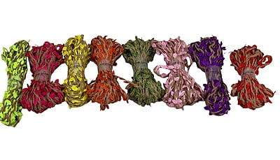 Jute & Leaf String - Multicolour