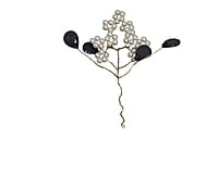 Navy Pearl Flower Add-on Stick