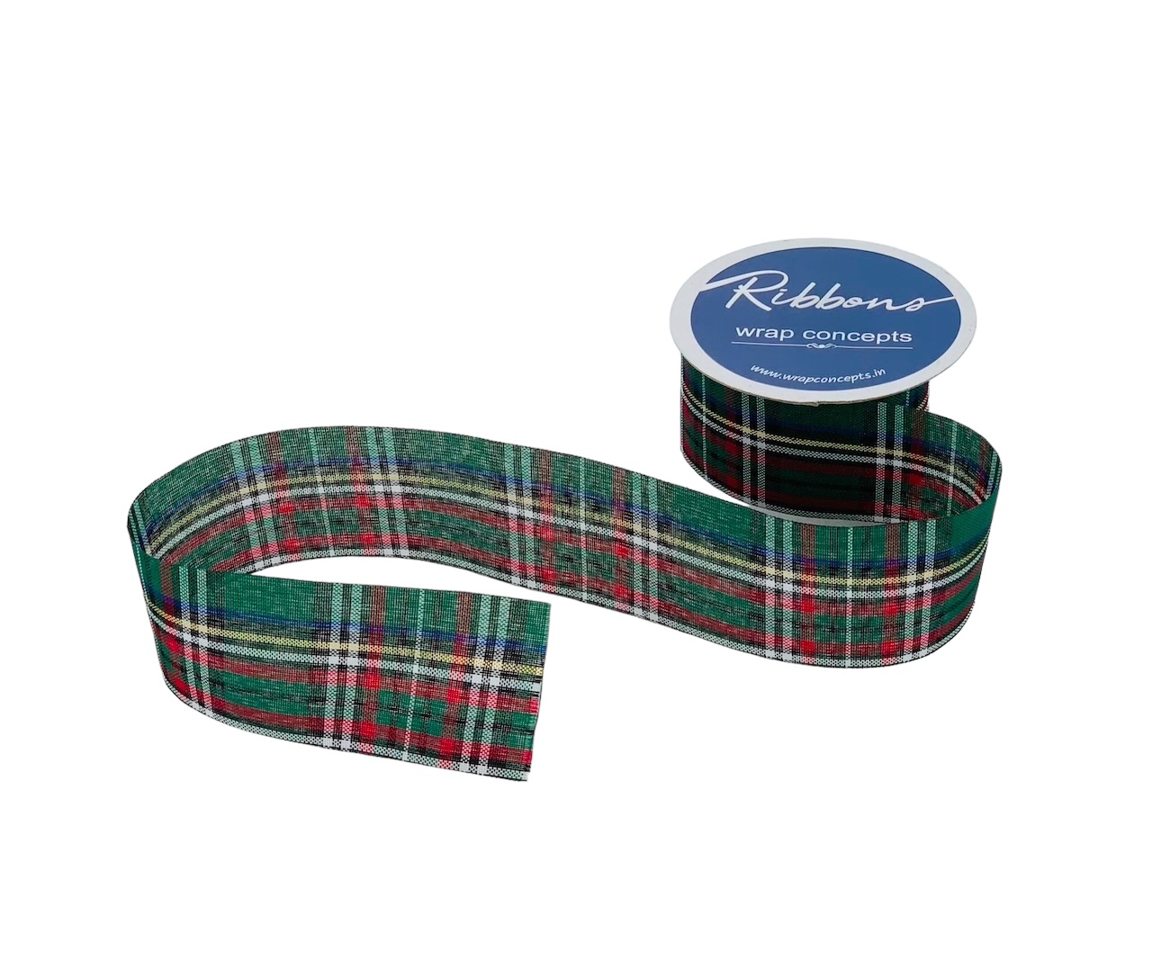Plaid Green with Red, Blue & Gold