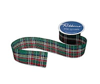 Plaid Green with Red, Blue & Gold