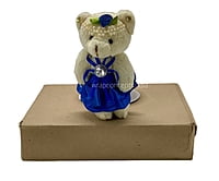 Teddy With Orange Dress & Bow