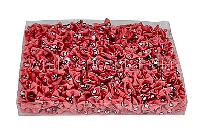 Small Bows with Bow Print - Coral