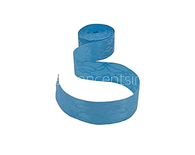 Net Lace Ribbon - Sky/Red Net Lace Ribbon - Sky/Red