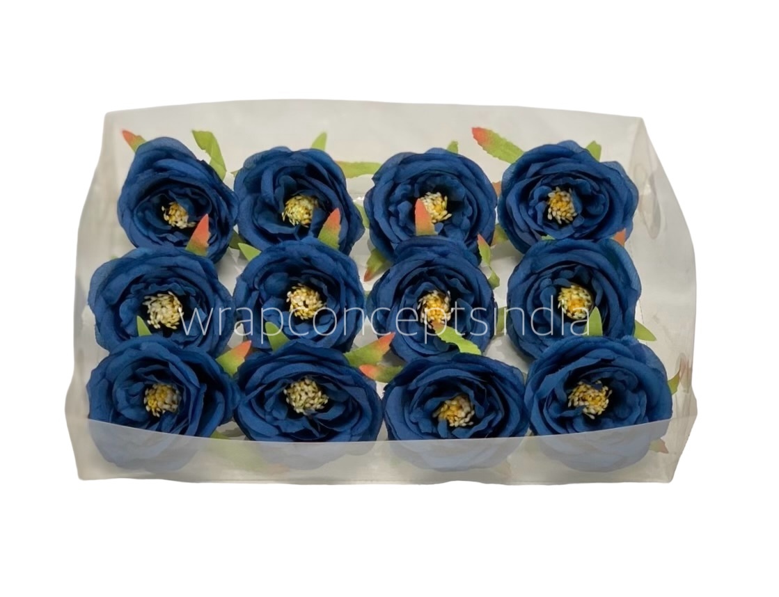 Navy Blue Camellia Flower