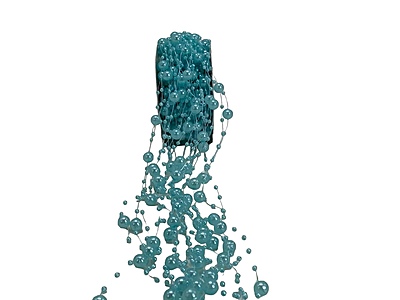 Pearl Strings- Blue (Pack of 20) Pearl Strings- Blue (Pack of 20)