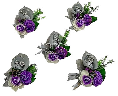 Mauve Foam Roses Ready Bunch