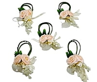 Twin Lemon Roses Ready Bunch