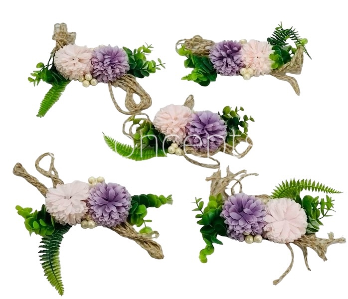 Lavender & Baby Pink Carnation Ready Bunch