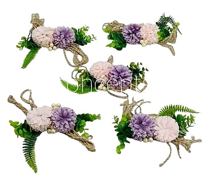 Lavender & Baby Pink Carnation Ready Bunch