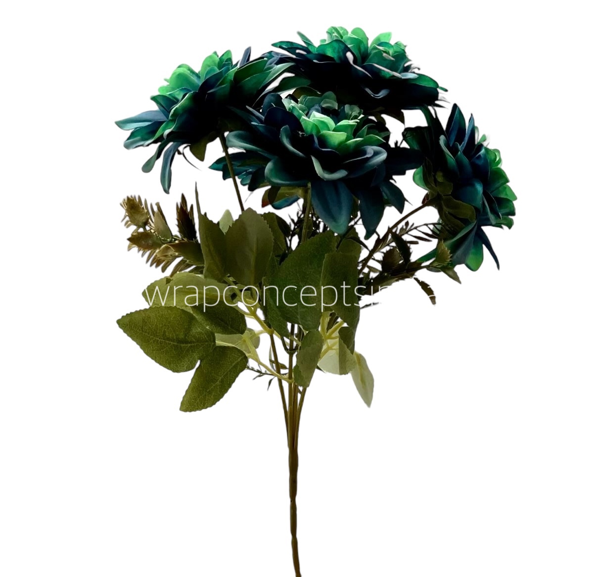 Blue & Green Small Carnation Bunch