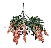 Leaves Bunch with Frosted Fern