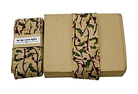 Christmas Holly Natural Burlap Ribbon
