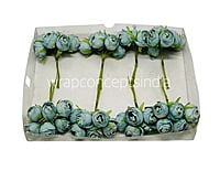 Peonies on stick- Bluish Green