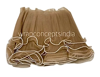 Organza Frill Lace with Pearl Edges-Baby Pink-20 Meters-27 cms
