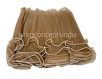 Organza Frill Lace with Pearl Edges-Baby Pink-20 Meters-27 cms