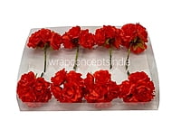 Bright Red Small Roses