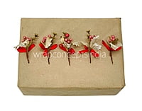 Pink & Red Holly Stick Bunch