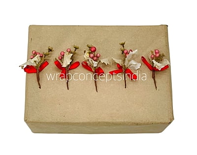 Pink & Red Holly Stick Bunch