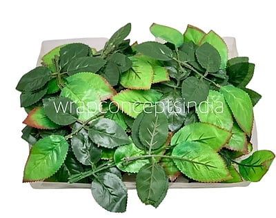 Textured Leaves on Stem Pack - Shaded