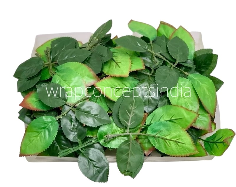 Textured Leaves on Stem Pack - Shaded