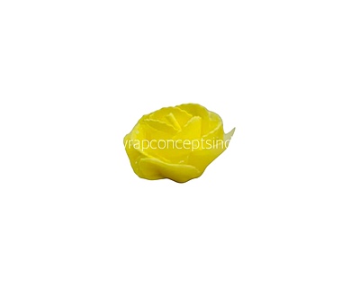 Yellow Medium Foam Rose With Net Yellow Medium Foam Rose With Net