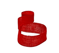Red Burlap Ribbon