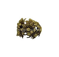 Small Glitter Flower -Gold