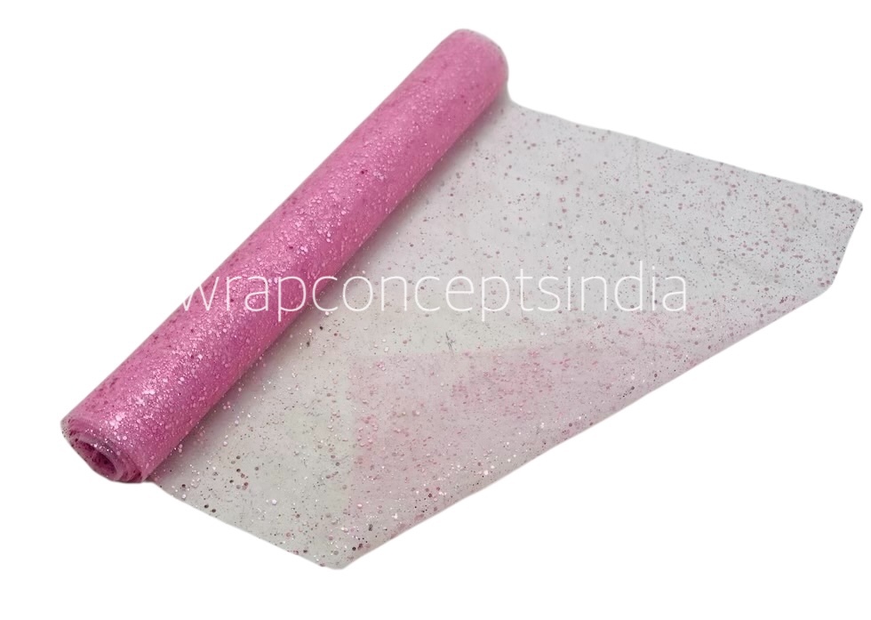 Pink Glitter Soft Net