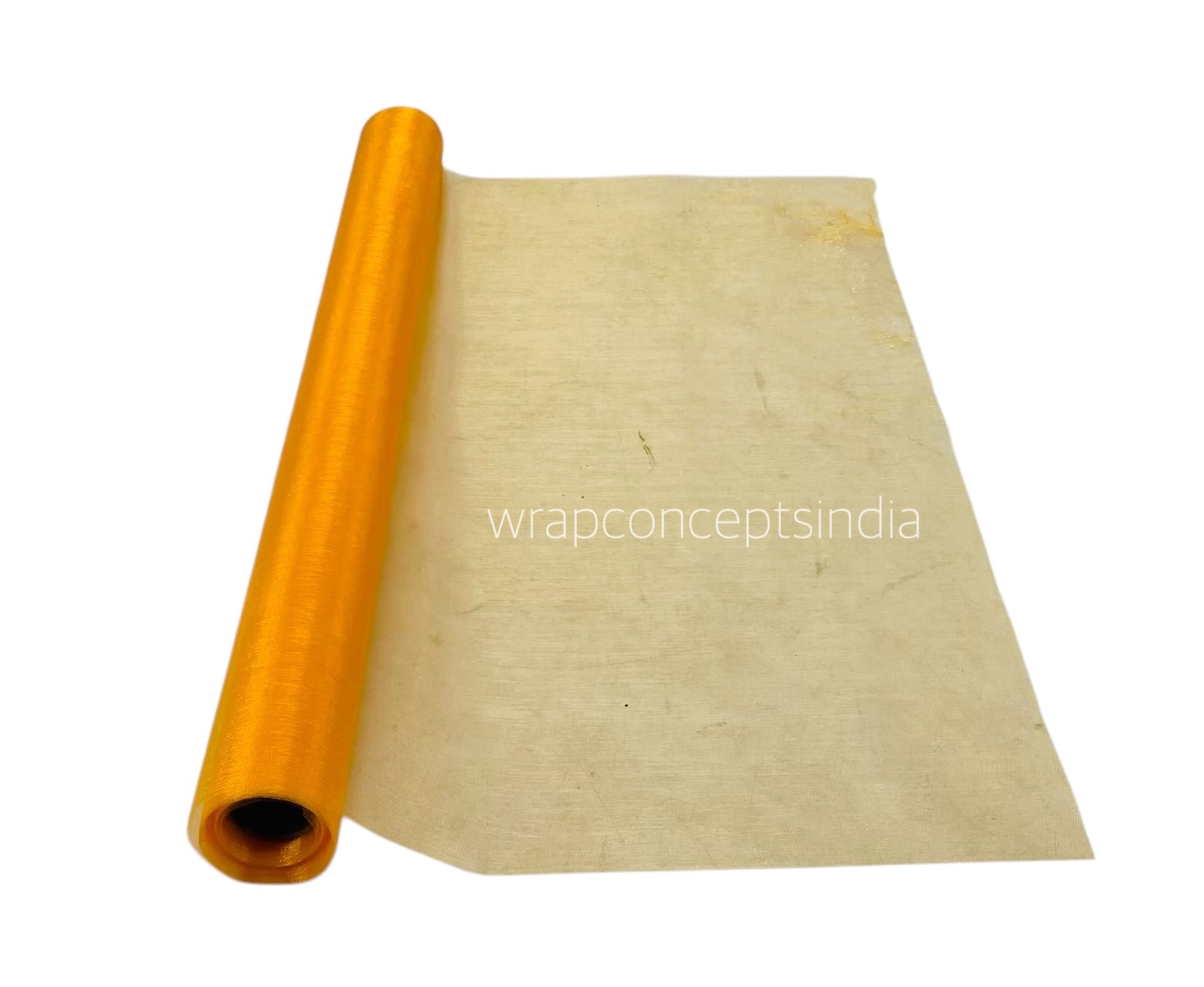 Organza Plain Roll - Tangerine
