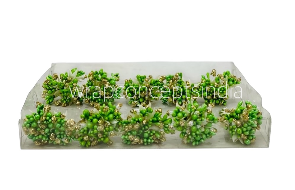 Lime & Glitter Gold Pollens