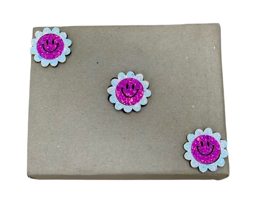 Sunflower Accessory - Fuchsia & White